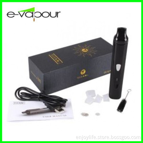 2014 Hottest Dry Herb Titan 1 Electronic Cigarette Kit Vaporizer